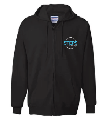 STEPS Classic Zip-Up Adult Hoodie