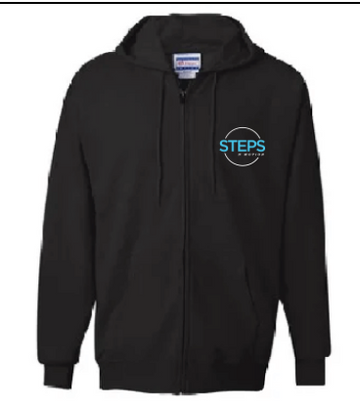STEPS Classic Zip-Up Adult Hoodie
