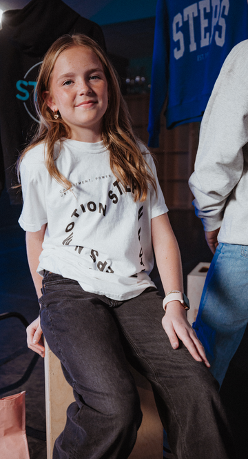 STEPS Adult Motto Tee
