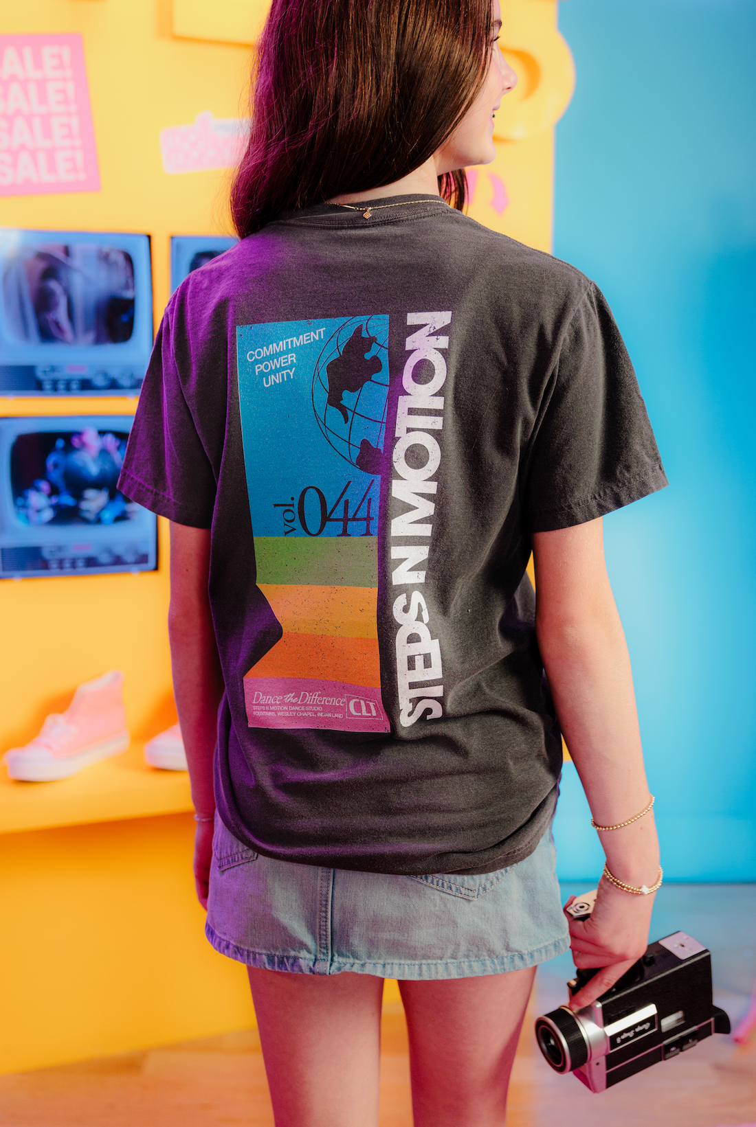 STEPS Youth Retro VHS Tee